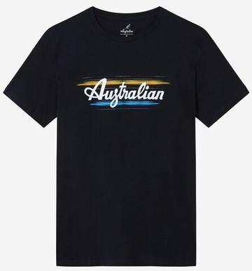 Футболка для мальчика теннисная Australian Ace T-Shirt - небесный