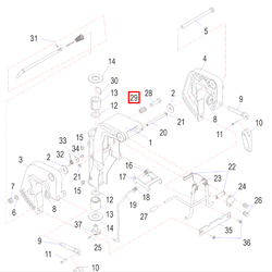 Пружина регулятора усилия поворота Tohatsu 9,8-20 (YUELANG)
