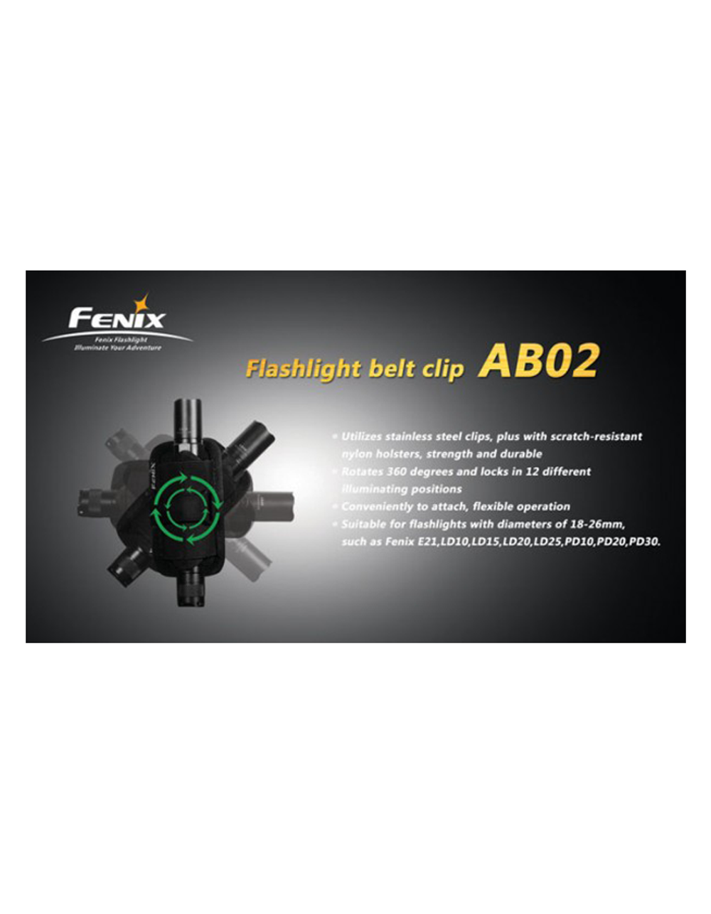 Клипса для фонарей Fenix AB02
