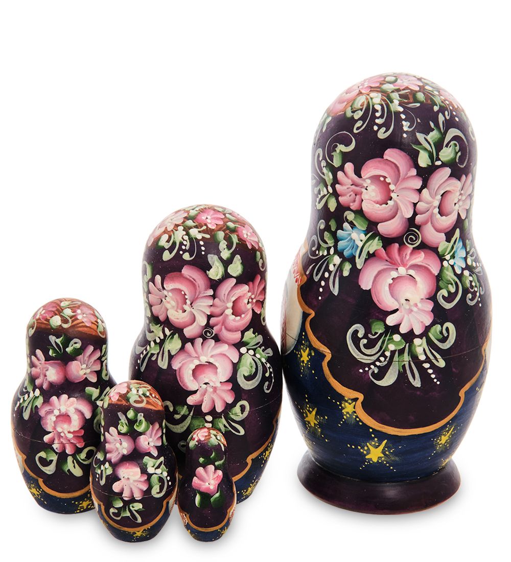 Народные промыслы МР-16/27 Матрешка 5м «Мария с котом»