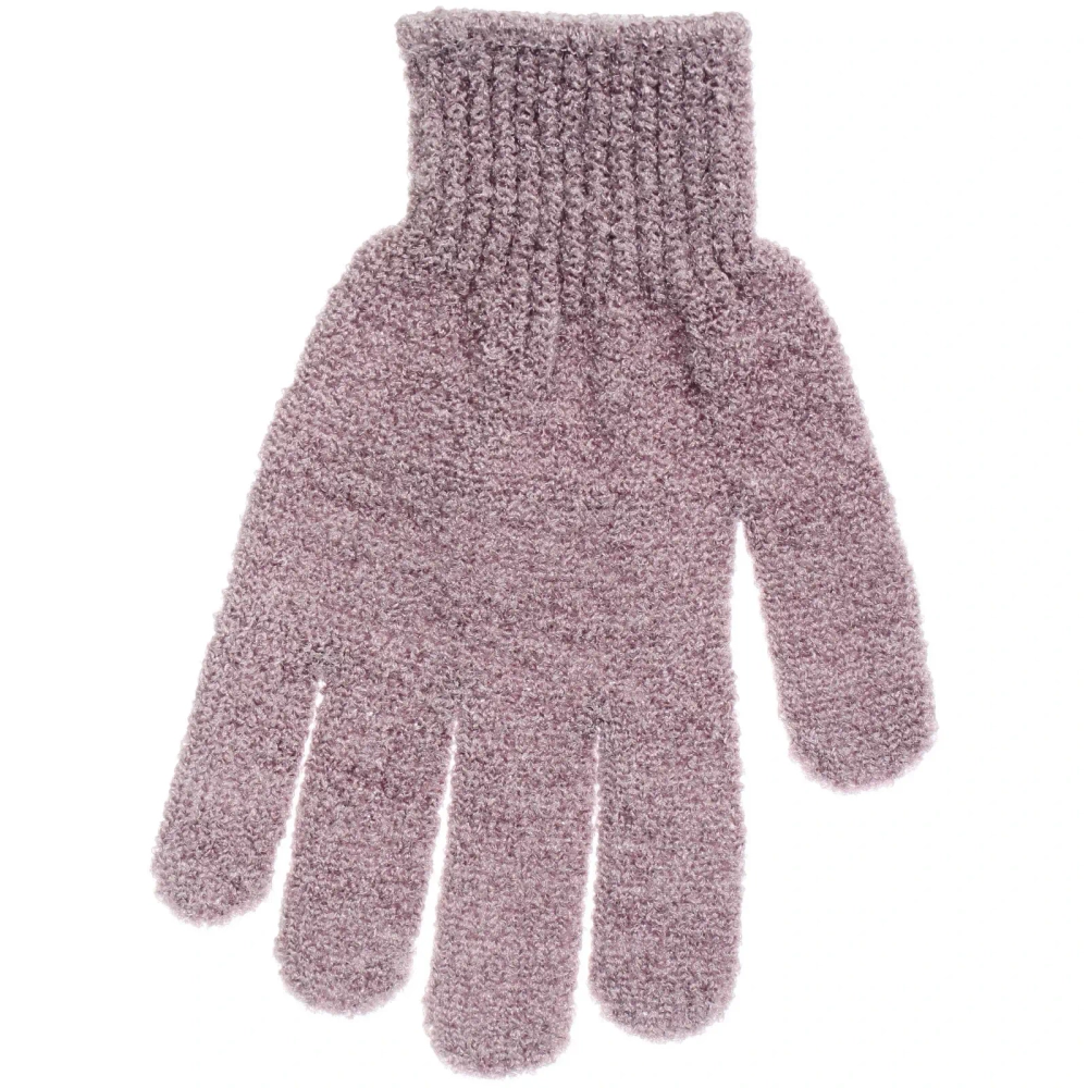 Мочалка - перчатка массажная «Premium - KALISTO», цвет лиловый, 18*14см (зип пакет и наклейка Ultramarine)✦