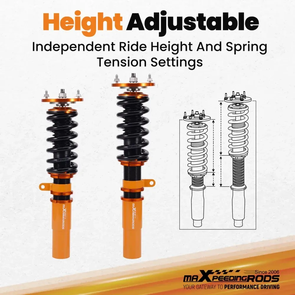 Coilovers Lowering Kit подходит для автомобиля BMW 5 Series AWD XI E60 03-10 Shocks Spring Struts