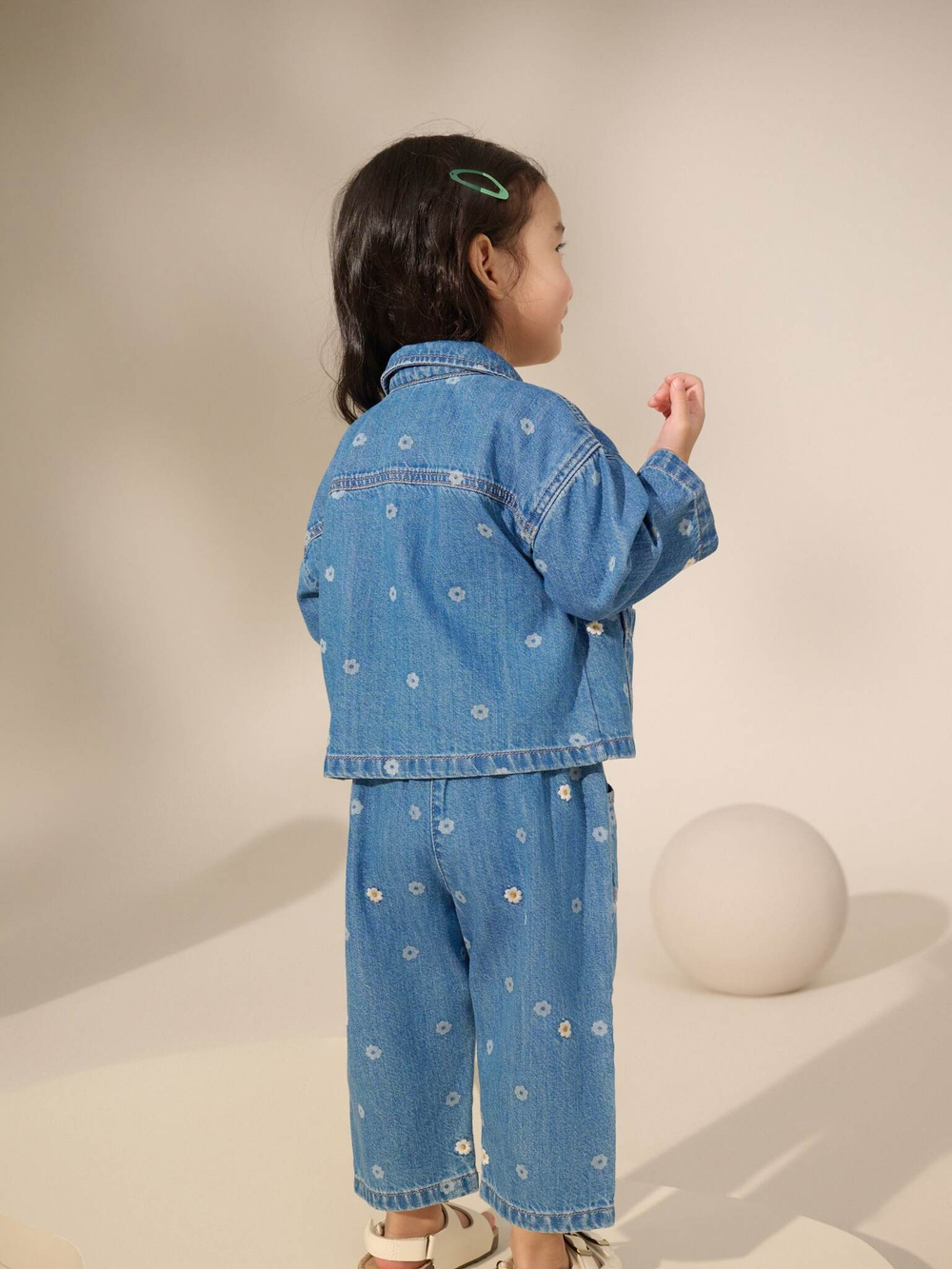 Куртка джинсовая и джинсы в комплекте для девочки Next E86-967, Синий