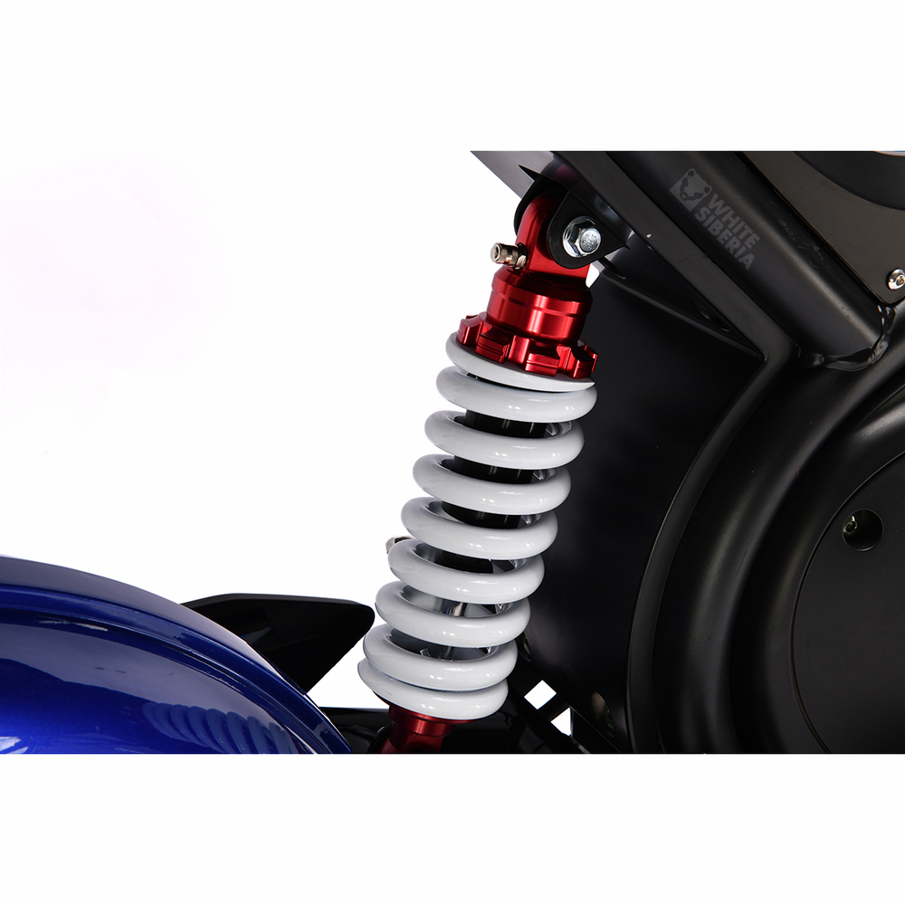 Электроскутер White Siberia BLACK SEA (BLUE) 5000W