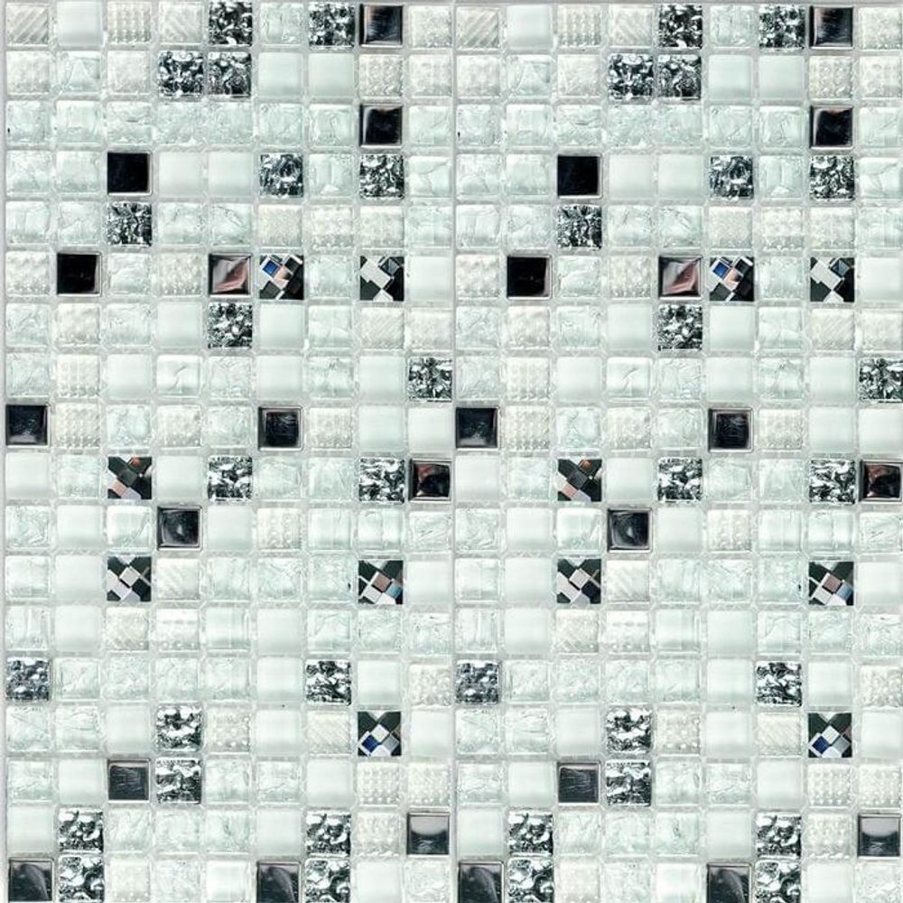 Bonaparte Mosaics Crystal White 30x30