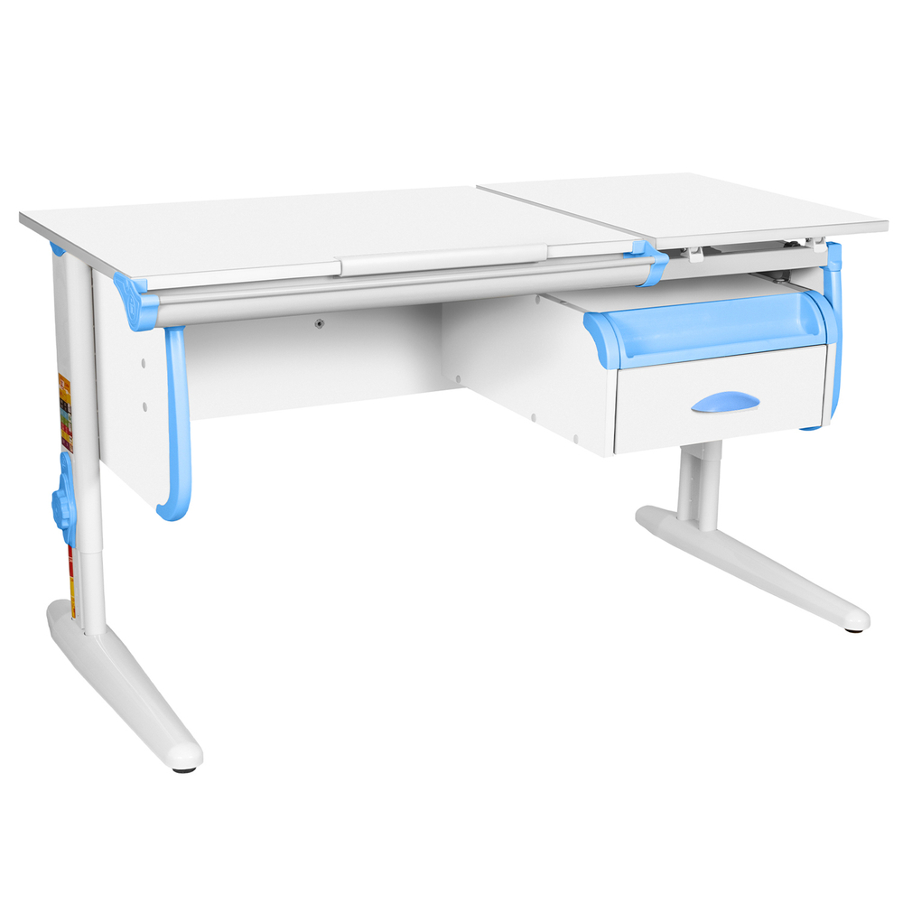 Растущая парта Дэми СУТ 25 с навесной тумбой (1200×610 мм)