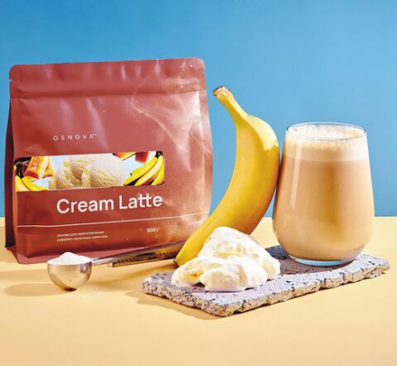CL320 Вкусоароматичекая смесь Сream Latte Банановое мороженое с соленой карамелью, 500 гр