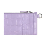 Balenciaga Cash Cow Leather Card Holder Women"s Light Purple