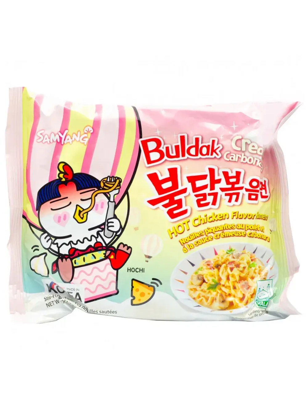 Лапша острая со вкусом курицы и карбонара 140 г * 3 шт