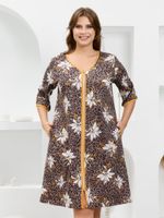 Халат Гевея Виотекс КОРИЧНЕВЫЙ