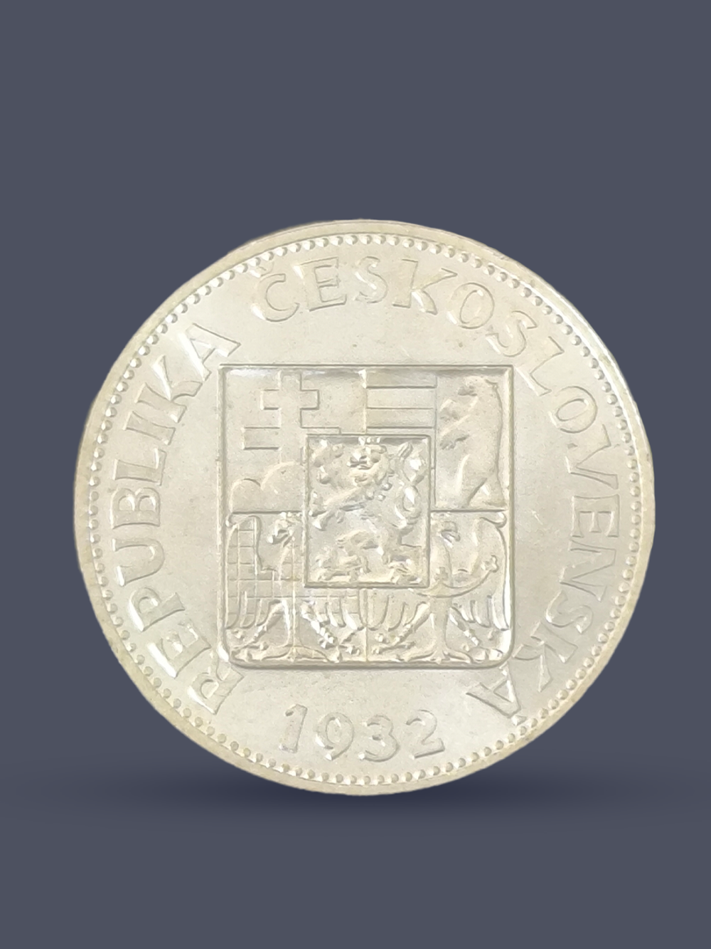 Монета 10 крон (korun) 1932 год