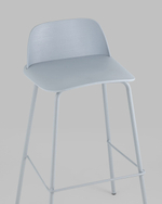 Стул барный Mist серо-голубой 4 шт