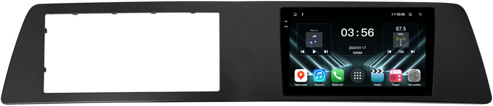 Магнитола для KIA Sportage 5 2021-2024+ (взамен 8", рамка широкая матовая) - FarCar DX10-7570W монитор 10.36" IPS на Android 13, 4+64Гб, CarPlay