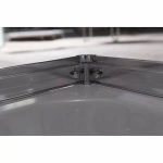 Душевой уголок Esbano ESR-8170 ESUGR8170 100х100 стекло прозрачное/профиль хром