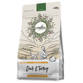 Craftia Harmona Sterilised Cat Утка с Индейкой 320гр.