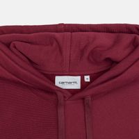  Толстовка мужская Carhartt WIP Hooded American Script артикул:I028279_malbec - купить в магазине Дайс