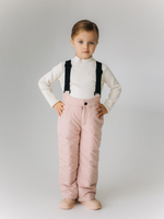 Костюм зимний, Пудровый