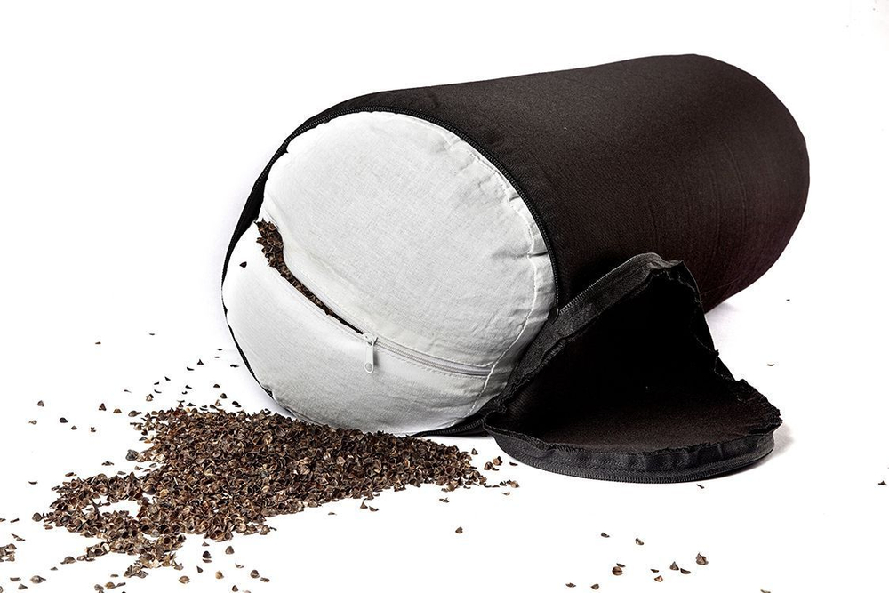 Болстер для йоги из гречихи разных размеров Рамайога