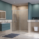 Душевая дверь BelBagno SOFT_CLOSE-2-BF-1-150-C-Cr 150 стекло прозрачное/профиль хром