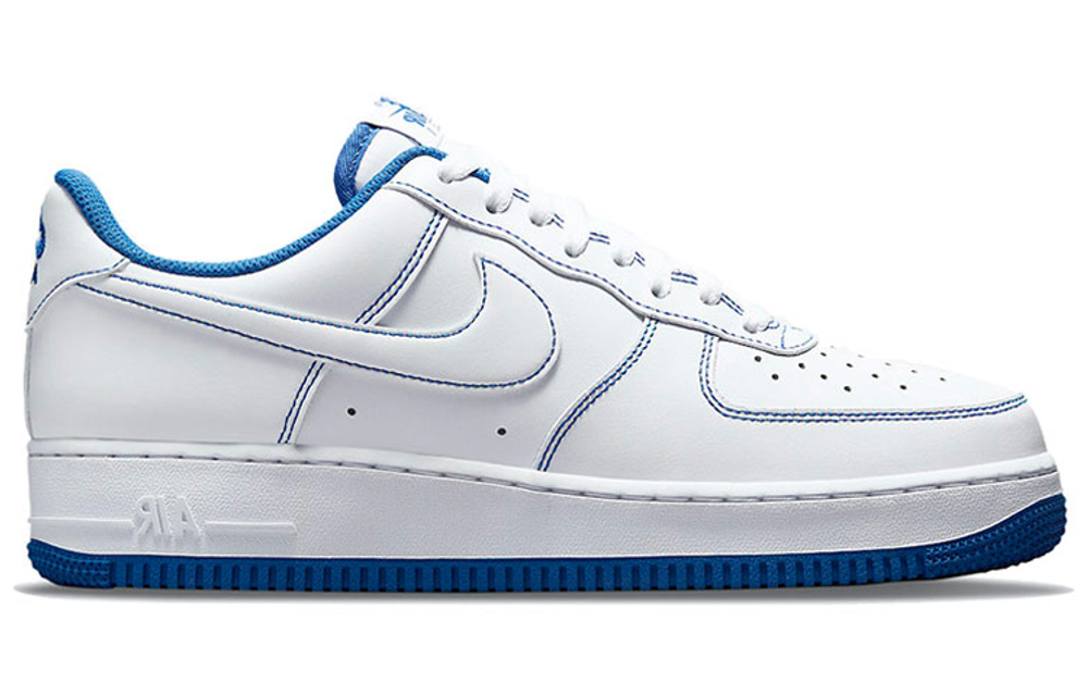 Nike Air Force 1 "07 "Contrast Stitch White Game Royal"