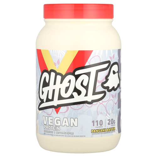 Ghost, Vegan Protein, тесто для блинов, 910 г (2 фунта)