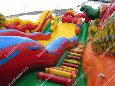 Коммерческий надувной батут "Змей Горыныч 2" 13*6*10