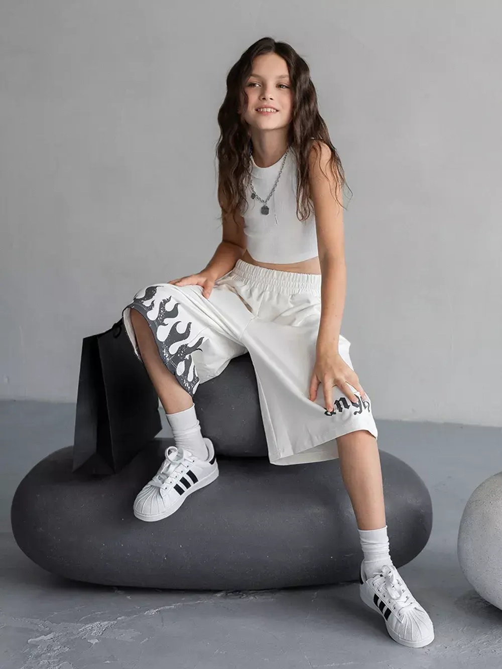 Шорты бермуды для девочки