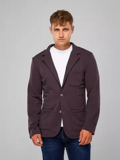 Пиджак-блейзер без подкладки со шлицей