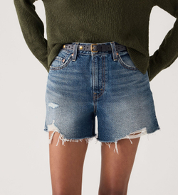 Шорты джинсовые женские LEVI'S RIBCAGE SHORT ZIP