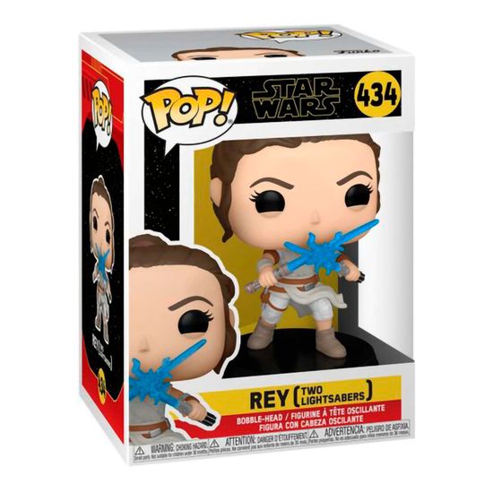 Фигурка Funko POP! Bobble Star Wars Ep 9 Rey w/2 Lightsabers (434) 51484 / Фигурка Фанко ПОП! по мотивам вселенной "Звёздные Войны", Рей