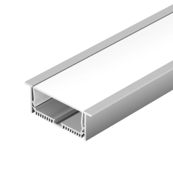 Профиль с экраном SL-LINIA88-F-2500 ANOD+OPAL (Arlight, Алюминий) 020471