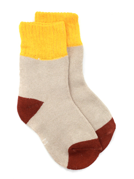 Детские носки утепленные 4-6 лет 16-20 см "Warm" Бежевые