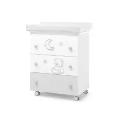 Пеленальный комод Erbesi Stella White