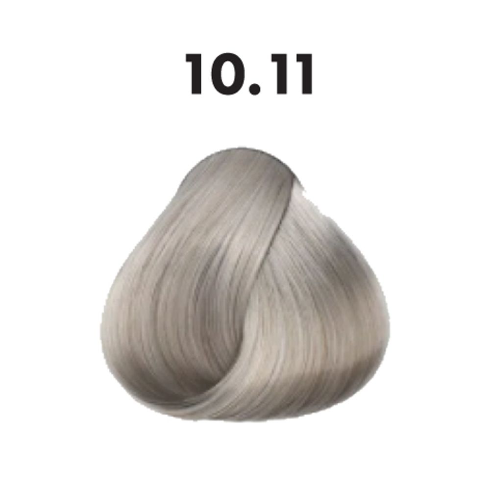 10.11 гель-краска OBRA Glow Gel Color интенсивный пепельный светлый блонд - 60 мл.