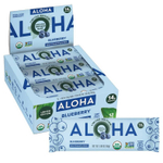 Aloha, Organic Protein Bars, Blueberry, 12 Bars, 1.98 oz (56 g) Each