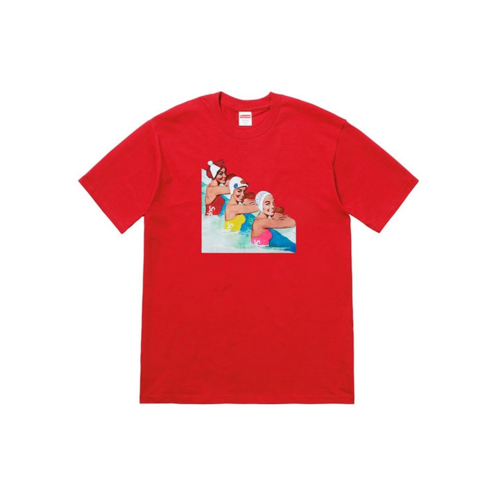 Supreme SS18 Swimmers Tee Red T