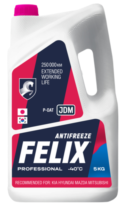 Антифриз Felix розовый G12++JDM Pink 5 кг