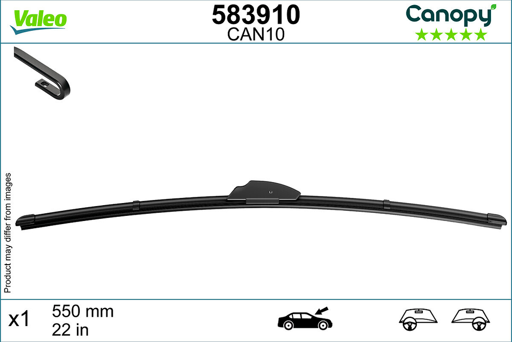 VALEO - 583910-VAL - Wiper Blade