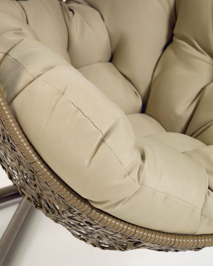 Подвесное кресло Florina коричневое