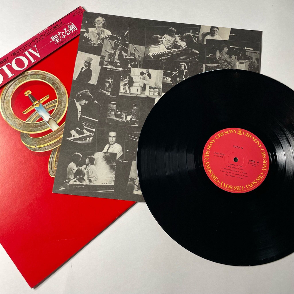 Винтажная виниловая пластинка LP Toto IV (Japan 1982) (Obi) Africa
