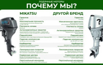 2х-тактный лодочный мотор MIKATSU M70FEL-T