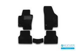 Коврики в салон Klever Premium VOLKSWAGEN Tiguan, 2007-2011, 2011-2016, кроссовер, 5 шт. (текстиль) Klever.KLEVER03512122110KH