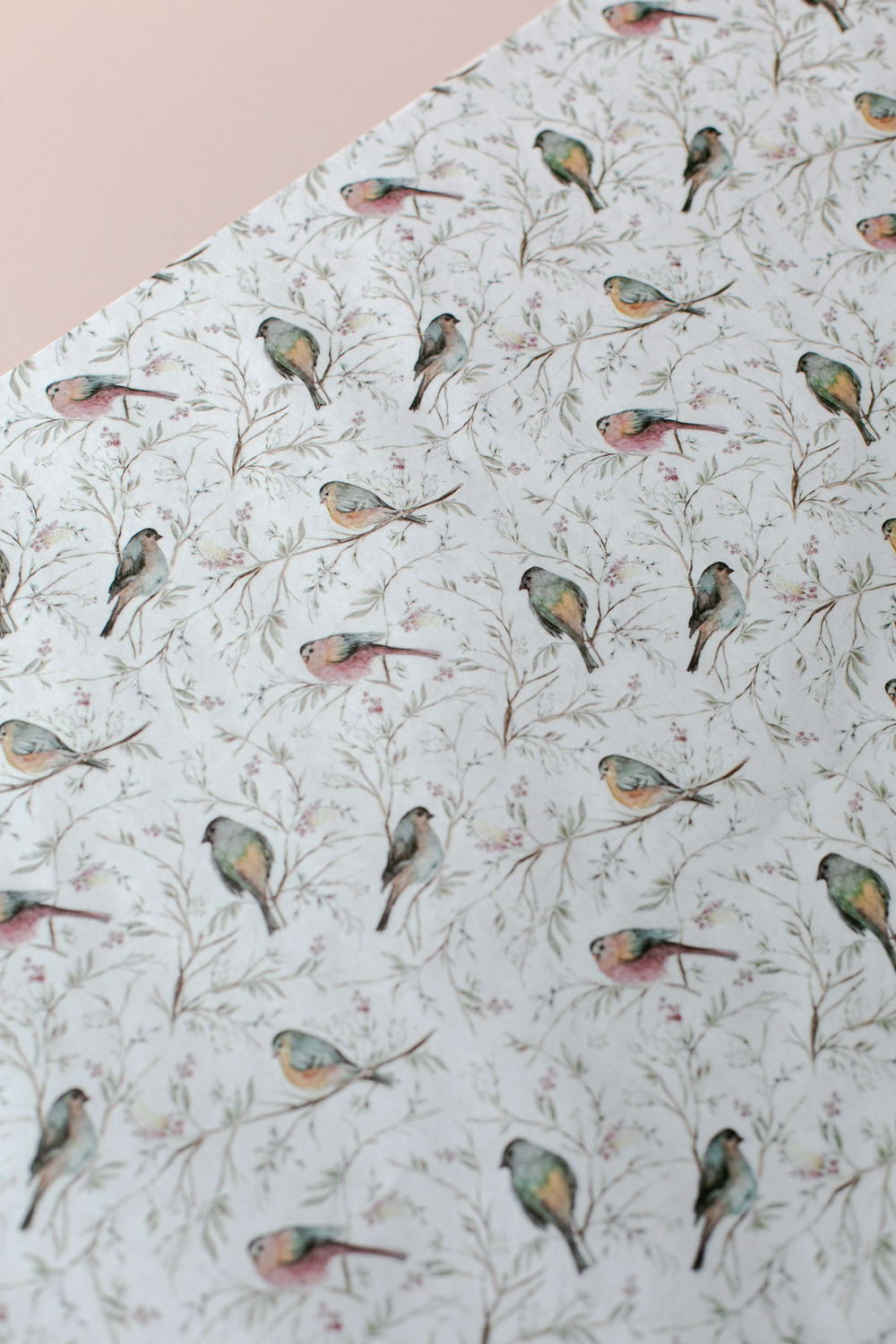 Бум-55 бумага (43х64 см) Птицы.Весна (цена за упаковку 20 листов)