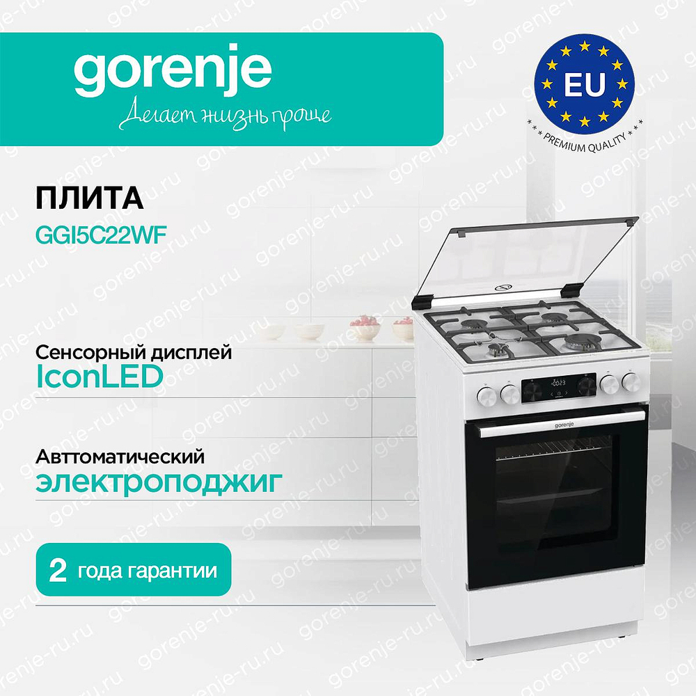 Газовая плита Gorenje GGI5C22WF