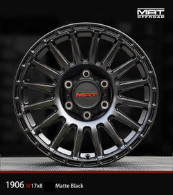 Диск колёсный литой MAT Offroad 1906 R17 8.0 ET+35 Matte Black