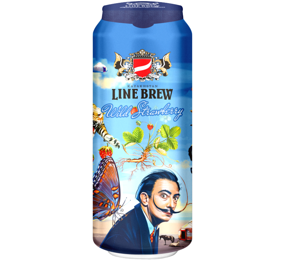 Пиво Line Brew Wild Strawberry 0,568 л. in can