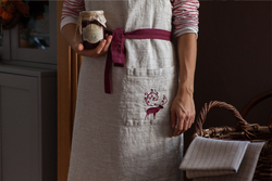 Фартук в мешочке 90х65 Luxberry Олень натуральный