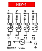 Реле времени H3Y-4 (DIN рейка)