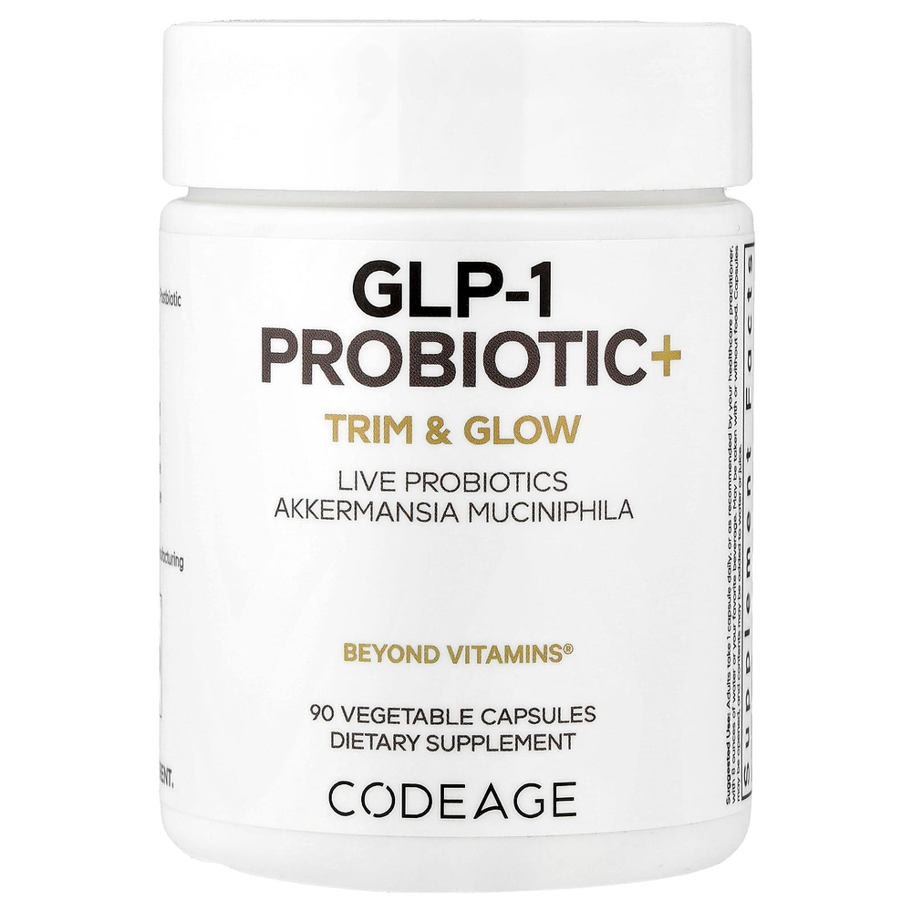 Codeage, GLP-1 Probiotic +, 90 растительных капсул