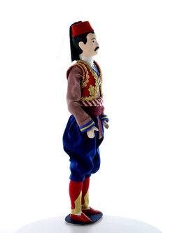 Кукла коллекционная Потешного промысла в мужском костюме. Хорватия. Южные славяне